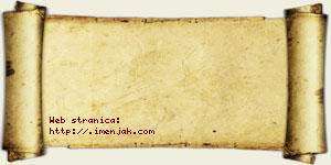 Janoš Antonijević vizit kartica